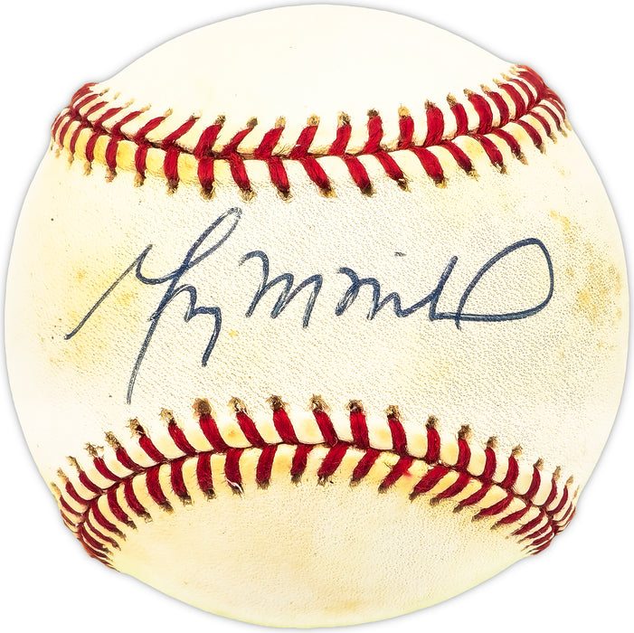 Greg McMichael Autographed Official NL Baseball Atlanta Braves, New York Mets