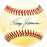 Larry Jansen Autographed Official NL Baseball San Francisco Giants, Cincinnati Reds