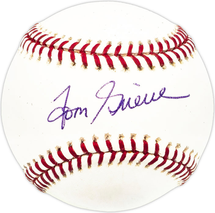 Tom Grieve Autographed Official MLB Baseball Rangers, Senators