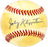 Johnny Klippstein Autographed Official NL Baseball Los Angeles Dodgers, Chicago Cubs