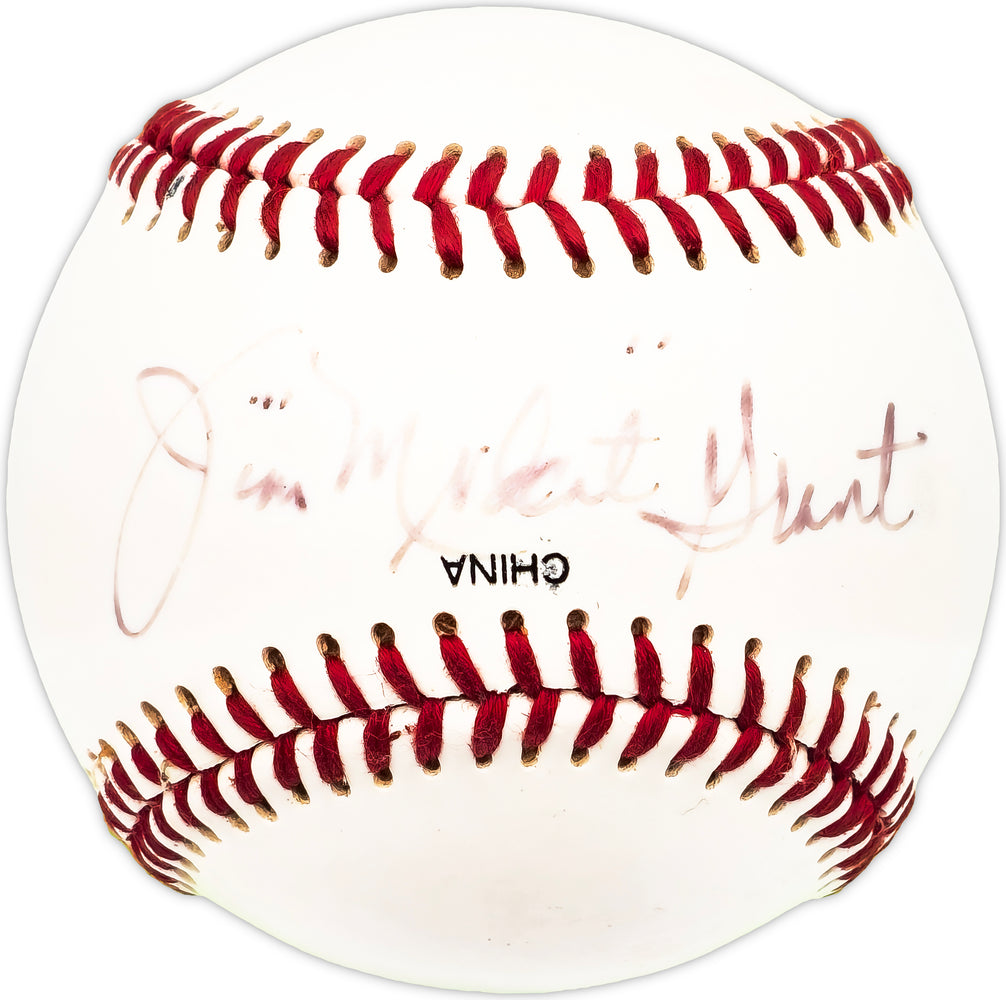Jim "Mudcat" Grant Autographed Official League Baseball Cleveland Indians