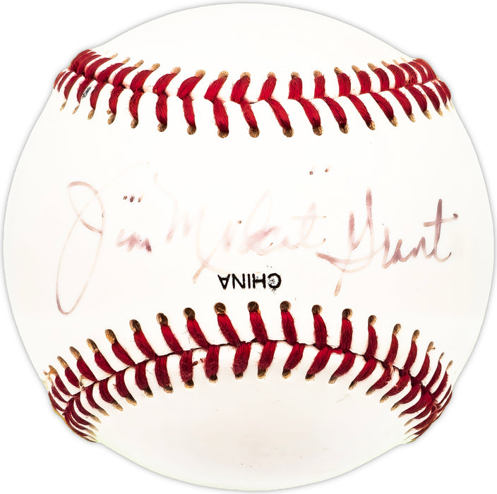 Jim "Mudcat" Grant Autographed Official League Baseball Cleveland Indians