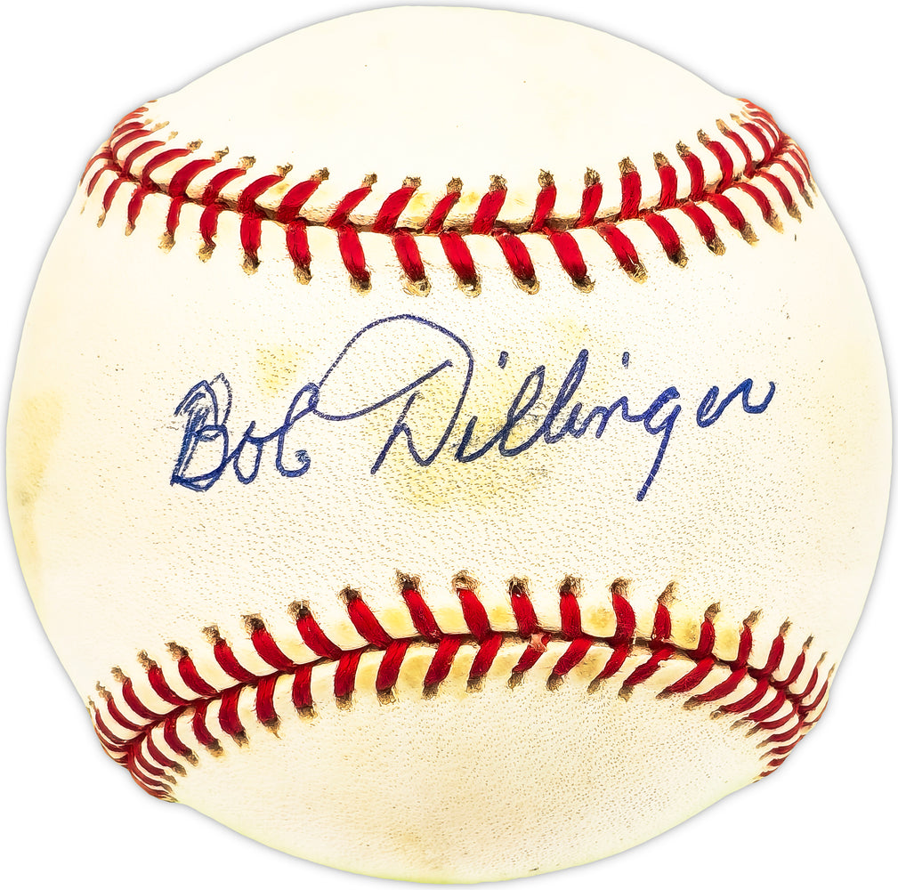 Bob Dillinger Autographed Official AL Baseball St. Louis Browns