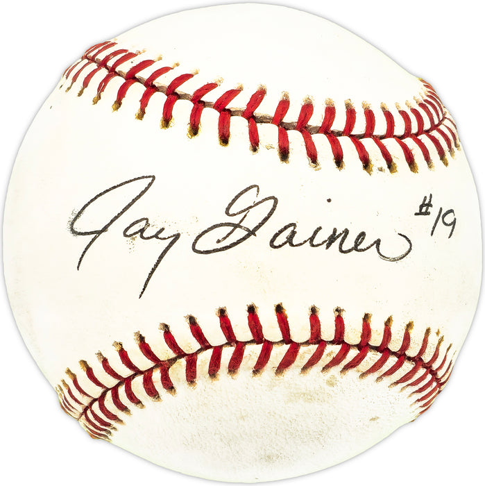 Jay Gainer Autographed Official California League Baseball Colorado Rockies