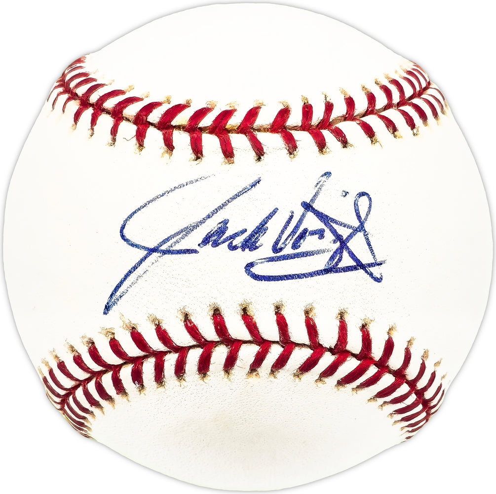 Jack Voigt Autographed Official MLB Baseball Baltimore Orioles, Oakland A's