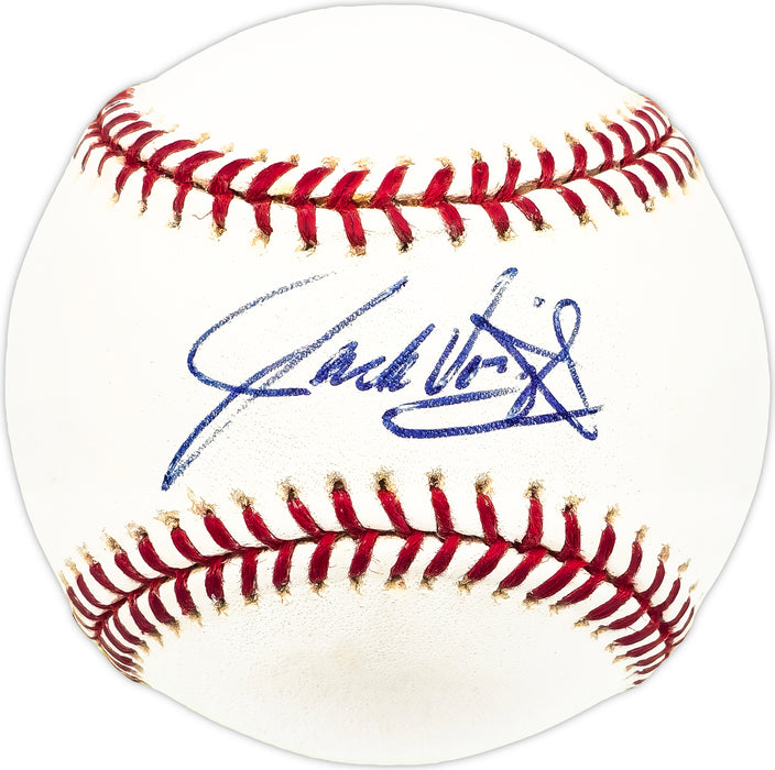 Jack Voigt Autographed Official MLB Baseball Baltimore Orioles, Oakland A's