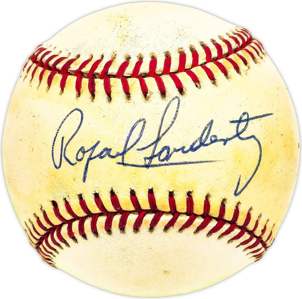 Rafael Landestoy Autographed Official NL Baseball Los Angeles Dodgers, Houston Astros