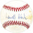 Larvell Blanks Autographed Official NL Baseball Atlanta Braves, Cleveland Indians
