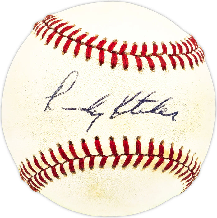 Randy Kutcher Autographed Official NL Baseball San Francisco Giants, Boston Red Sox