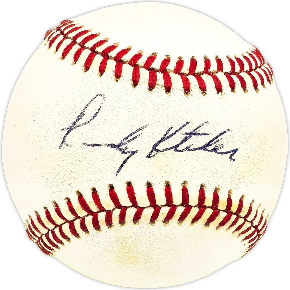 Randy Kutcher Autographed Official NL Baseball San Francisco Giants, Boston Red Sox