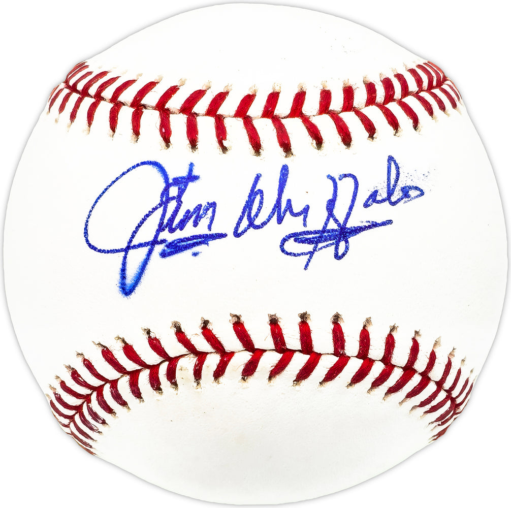 Jim Duffalo Autographed Official MLB Baseball San Francisco Giants, Cincinnati Reds