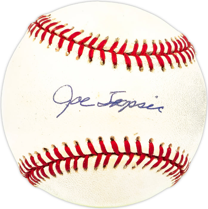 Joe Tepsic Autographed Official NL Baseball Brooklyn Dodgers