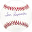 Tom Reynolds Autographed Official MLB Baseball Oakland A's, Los Angeles Angels