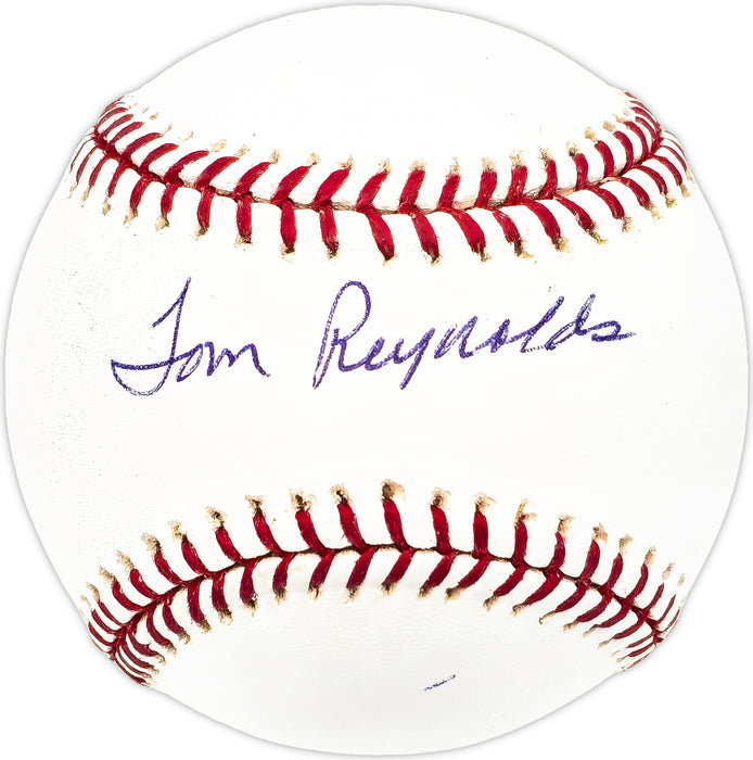 Tom Reynolds Autographed Official MLB Baseball Oakland A's, Los Angeles Angels