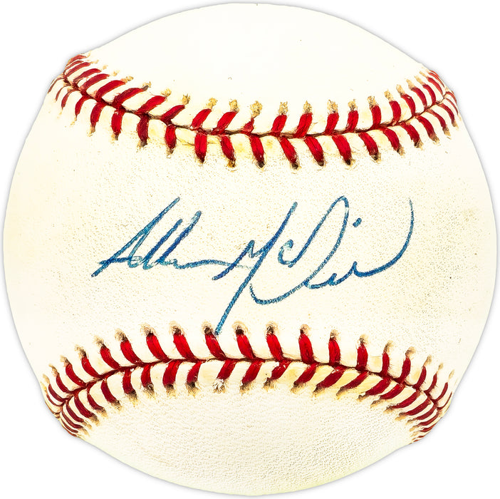 Allen McDill Autographed Official AL Baseball Boston Red Sox