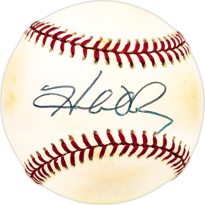 Herbert Perry Autographed Official AL Baseball Cleveland Indians