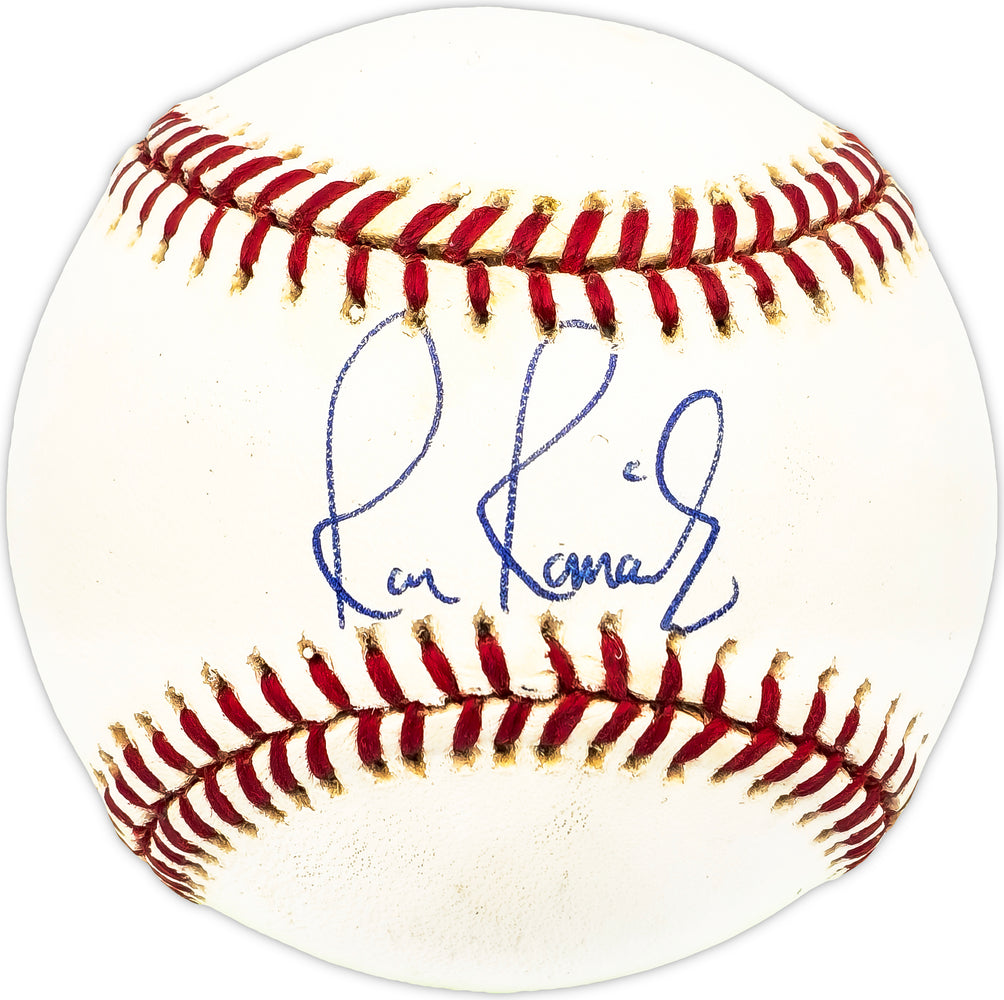 Ron Romanick Autographed Official AL Baseball California Angels