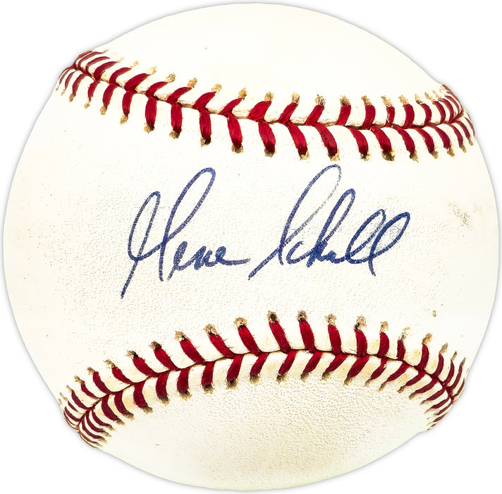 Gene Schall Autographed Official NL Baseball Philadelphia Phillies