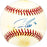 Travis Lee Autographed Official NL Baseball Arizona Diamondbacks, Philadelphia Phillies