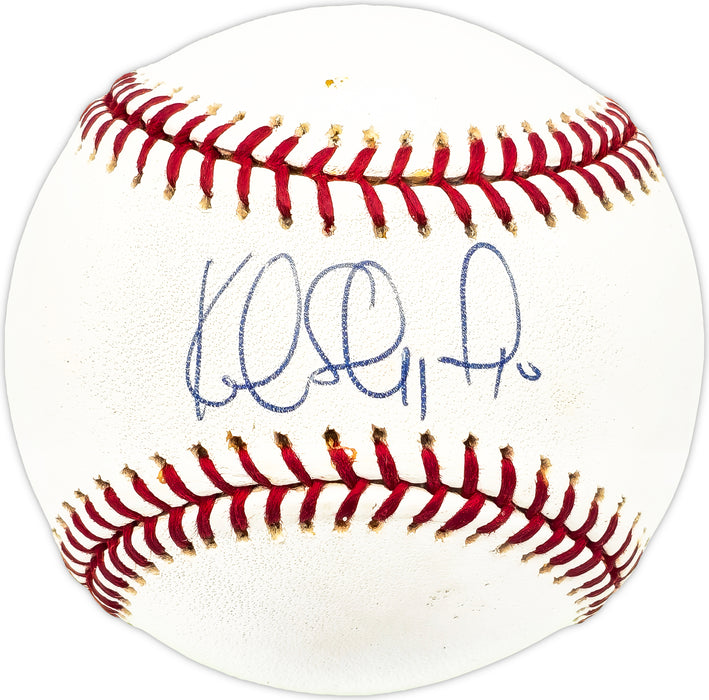 Kelly Shoppach Autographed Official MLB Baseball Cleveland Indians, Boston Red Sox