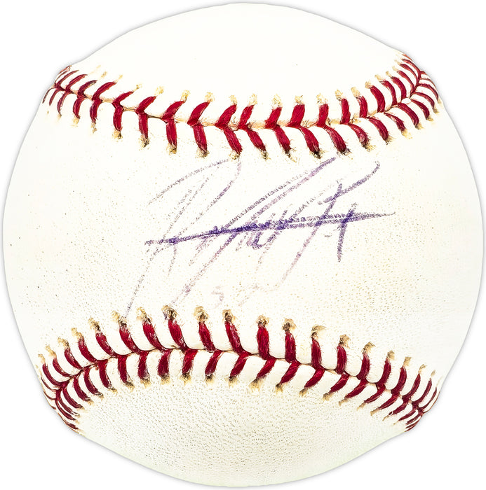 Rafael Perez Autographed Official MLB Baseball Cleveland Indians
