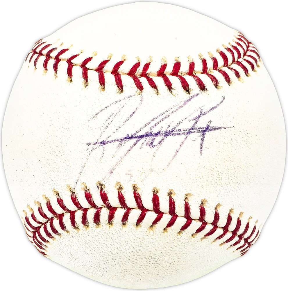Rafael Perez Autographed Official MLB Baseball Cleveland Indians
