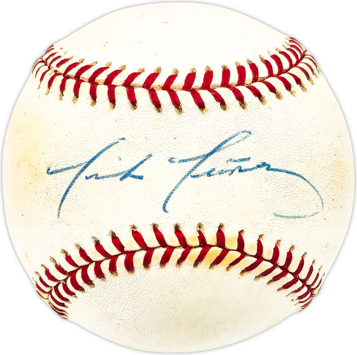 Mike Munoz Autographed Official NL Baseball Los Angeles Dodgers, Detroit Tigers