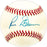 Ron Davis Autographed Official AL Baseball New York Yankees, Minnesota Twins