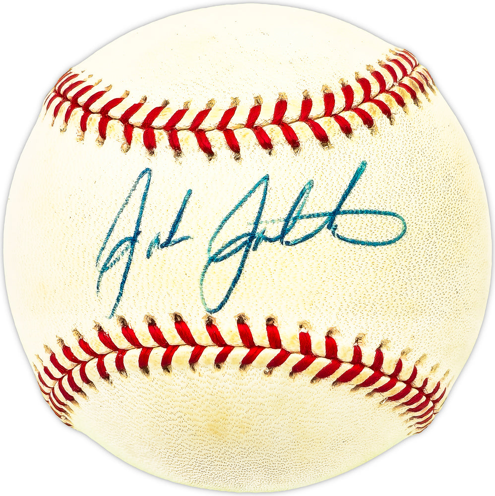 John Johnstone Autographed Official NL Baseball Miami Marlins, New York Mets