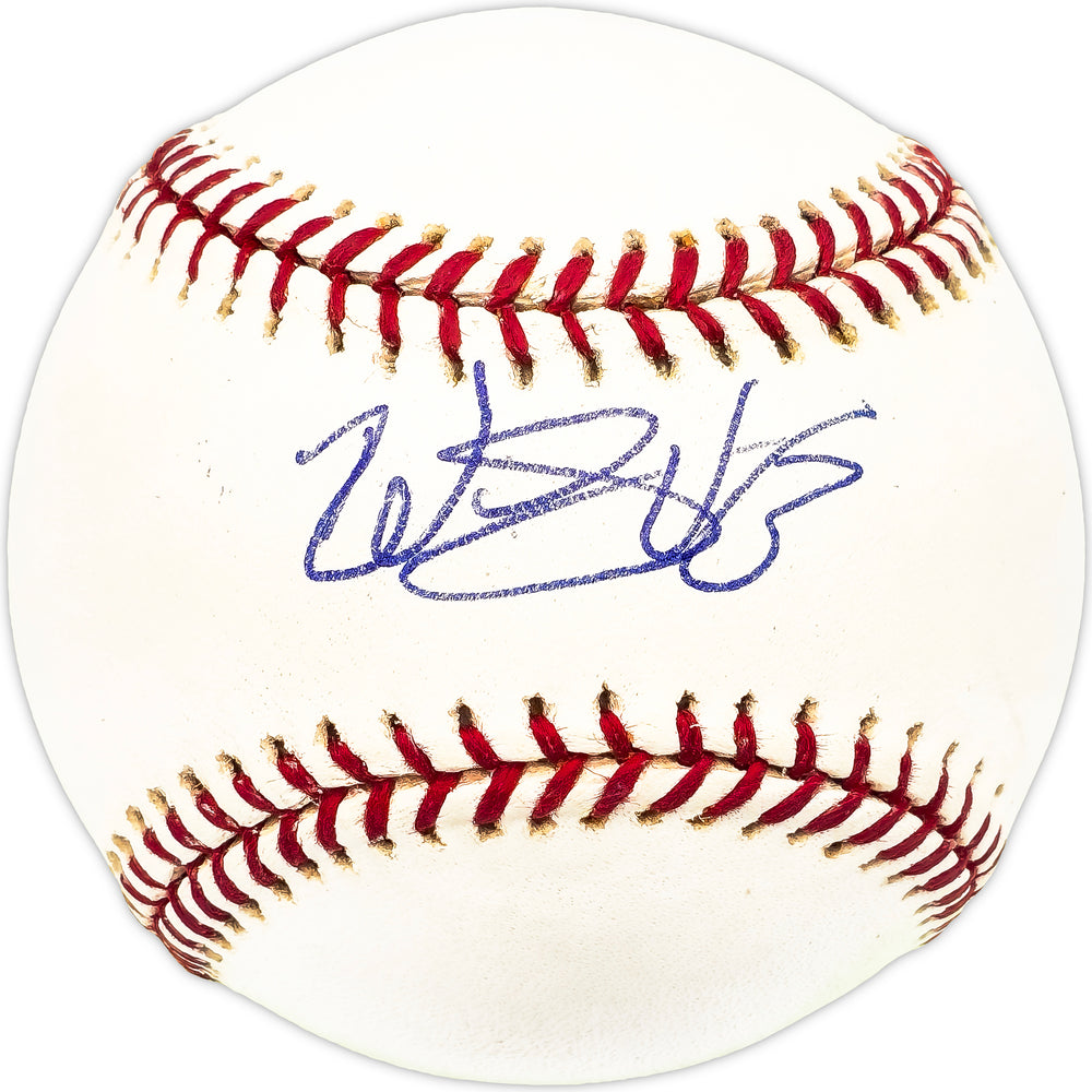 Wilson Valdez Autographed Official MLB Baseball Philadelphia Phillies, New York Mets
