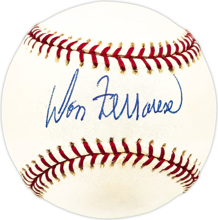 Don Ferrarese Autographed Official NL Baseball Philadelphia Phillies