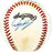 Doug Henry Autographed Official NL Baseball Atlanta Braves, New York Mets