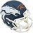 Russell Wilson Autographed Denver Broncos AMP Blue Speed Mini Helmet Fanatics Holo