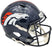 Russell Wilson Autographed Denver Broncos Blue Full Size Replica Speed Helmet Fanatics Holo