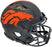 Russell Wilson Autographed Denver Broncos Eclipse Black Full Size Authentic Speed Helmet "Lets Ride" Fanatics Holo