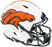Russell Wilson Autographed Denver Broncos Lunar Eclipse White Full Size Authentic Speed Helmet Fanatics Holo