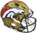 Russell Wilson Autographed Denver Broncos Camo Salute to Service Full Size Replica Speed Helmet Fanatics Holo