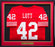 San Francisco 49ers Ronnie Lott Autographed Framed Red Jersey Beckett BAS Witness #WZ61084