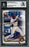Jackson Chourio Autographed 2022 Bowman Draft Rookie Card #BD115 Milwaukee Brewers Beckett BAS