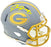 Josh Jacobs Autographed Green Bay Packers Slate Gray Speed Mini Helmet Beckett BAS Witness
