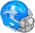 Sam LaPorta Autographed Detroit Lions Flat Matte Blue 2023 Alternate Speed Mini Helmet Beckett BAS Witness