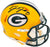 Josh Jacobs Autographed Green Bay Packers Yellow Speed Mini Helmet Beckett BAS Witness