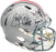 Archie Griffin, Eddie George & Troy Smith Autographed Ohio State Buckeyes Silver Full Size Replica Speed Helmet "Heisman" Beckett BAS Witness