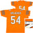 Chicago Bears Brian Urlacher Autographed Orange Jersey "HOF 18" Beckett BAS Witness