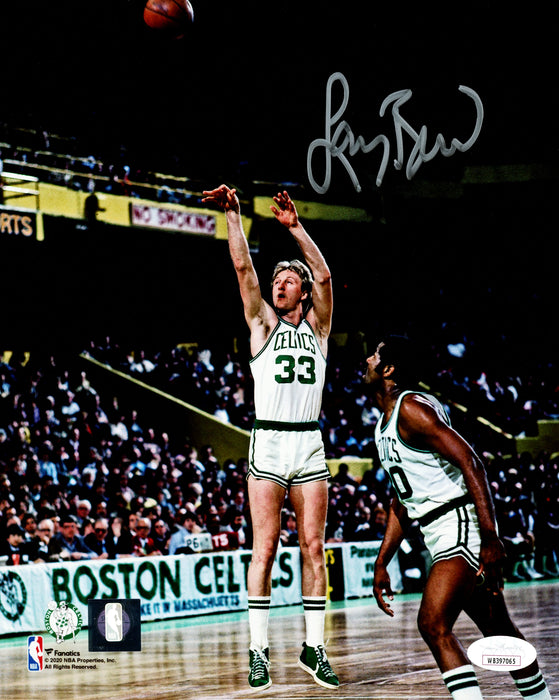Larry Bird Autographed 8x10 Photo Boston Celtics JSA