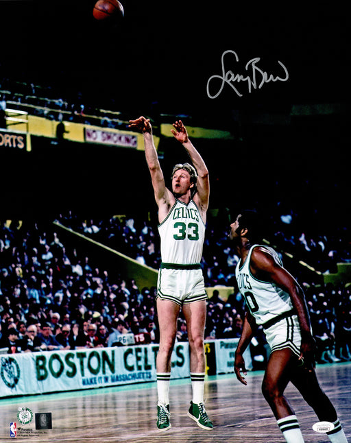 Larry Bird Autographed 16x20 Photo Boston Celtics JSA