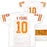 Texas Longhorns Vince Young Autographed White & Orange Jersey PSA/DNA