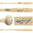 Vladimir Guerrero Sr. Autographed Blonde Louisville Slugger Baseball Bat Anaheim Angels "HOF 18" Beckett BAS Witness