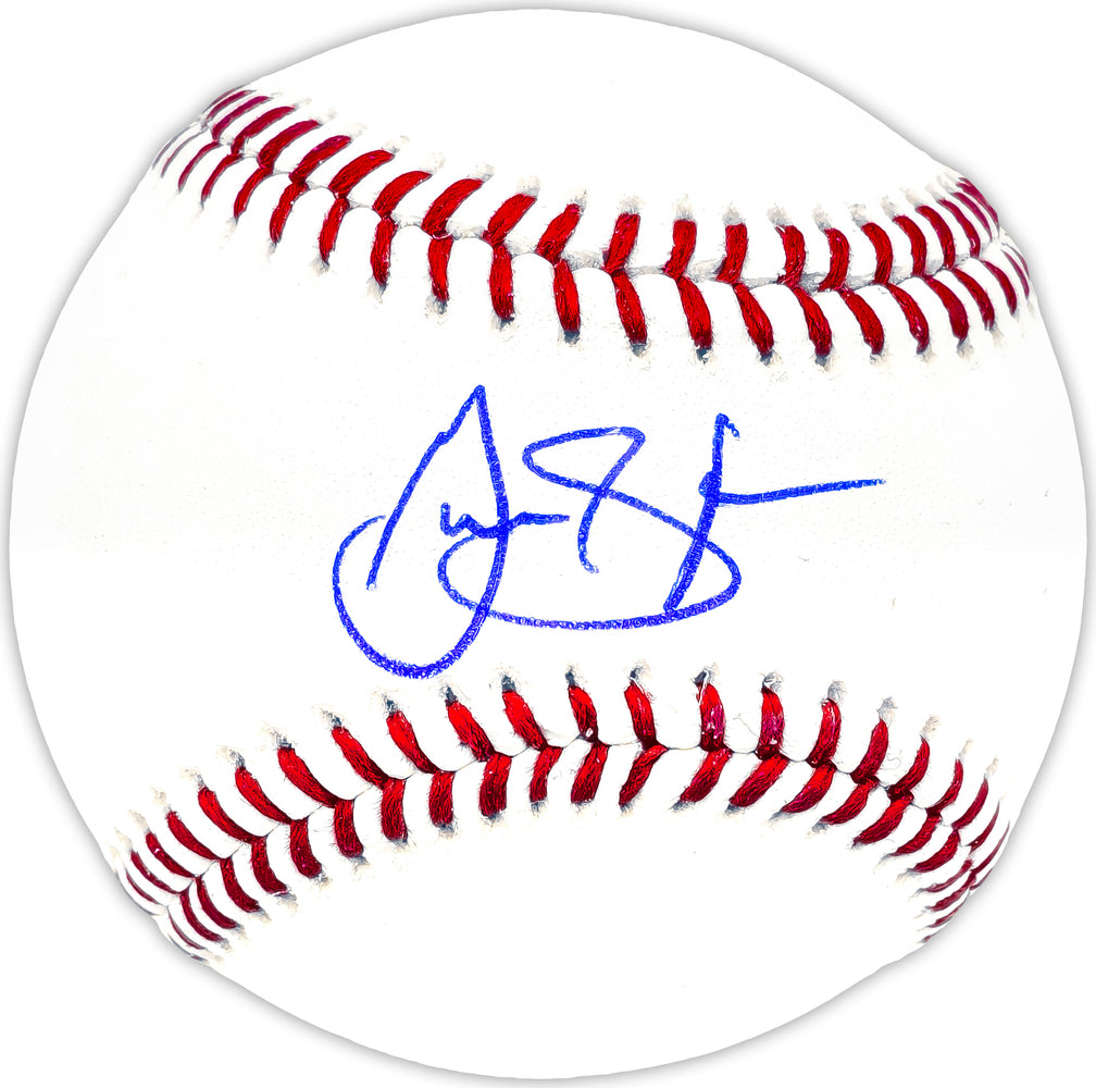 Gavin Stone Autographed Official MLB Baseball Los Angeles Dodgers Beckett BAS Witness