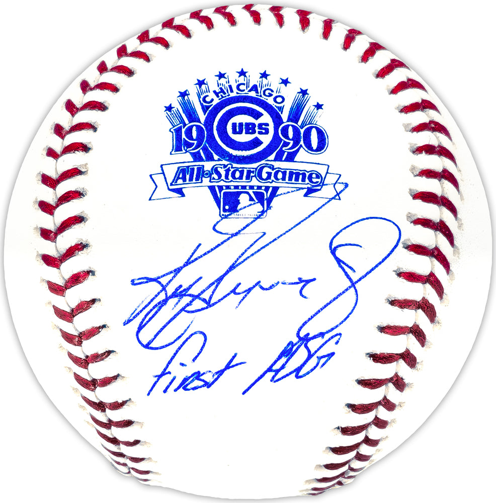 Ken Griffey Jr. Autographed Official 1990 All Star Game Baseball Seattle Mariners "First ASG" Beckett BAS Witness